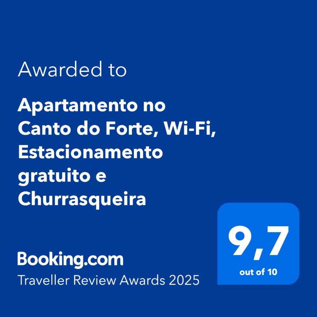 Apartamento No Canto Do Forte, Wi-Fi, Estacionamento Gratuito E Churrasqueira Praia Grande Dış mekan fotoğraf
