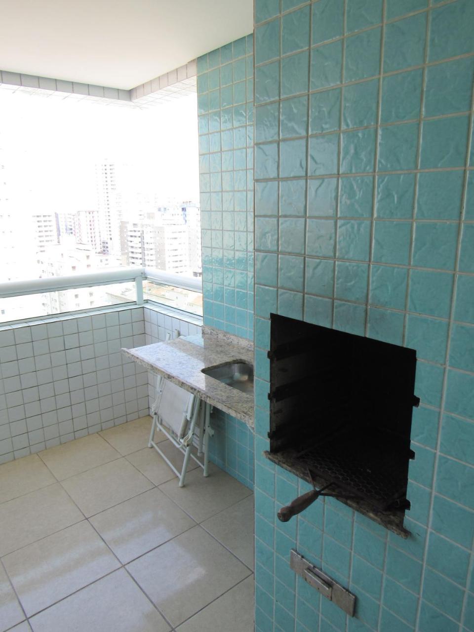 Apartamento No Canto Do Forte, Wi-Fi, Estacionamento Gratuito E Churrasqueira Praia Grande Dış mekan fotoğraf